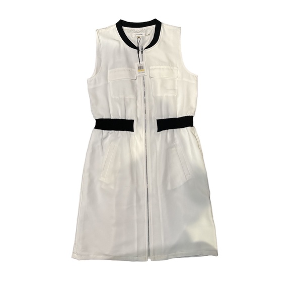 Calvin Klein Sleeveless Dress with Zipper Size M - Picture 5 of 6